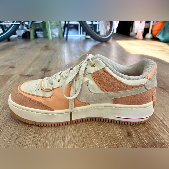 Nike Air Force 1 Shadow 'Sisterhood' Orange White Women’s Shoes Size US8.5 EU40 - Picture 6 of 11